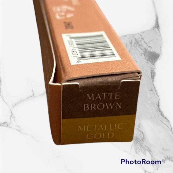 🆕 2/$20💖 Complex Culture:Dual Eyeliner Pencil -Matte Brown/Metallic Gold - Picture 6 of 14
